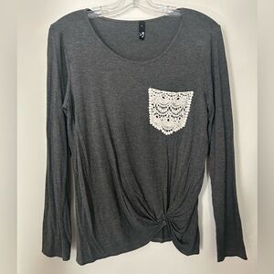 🟢Gathered waist Long Sleeve T-shirt🟢